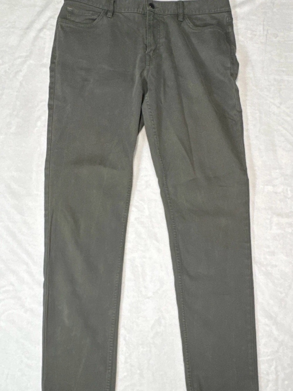 Banana Republic Traveler Skinny Fit Pants Men’s 36x36 Gray Stretch Chinos